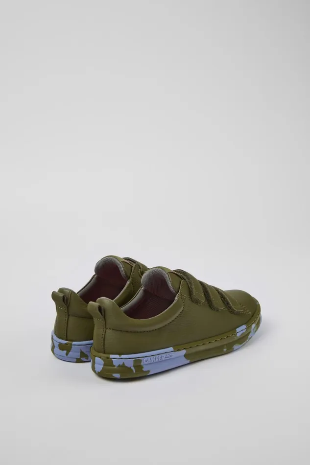 Kids Runner Green Leather Sneaker Camper Sneakers Kids Runner Green Leather Sneaker Camper Sneakers