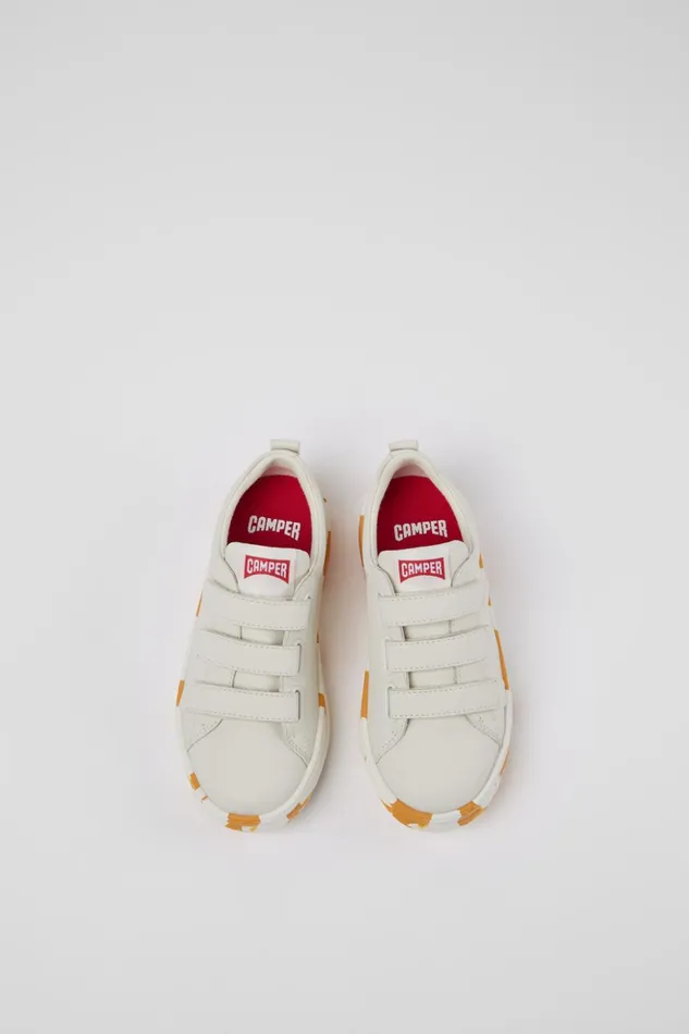 Kids Runner White Leather Sneaker Camper Sneakers Kids Runner White Leather Sneaker Camper Sneakers