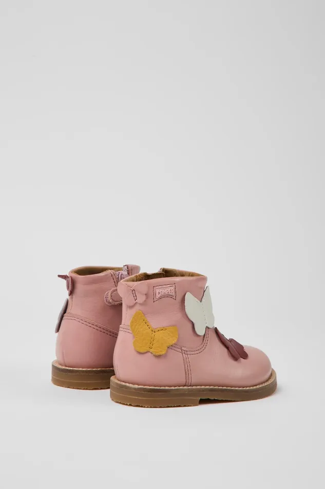 Kids Twins Multicolored Leather Boots Camper Boots Kids Twins Multicolored Leather Boots Camper Boots