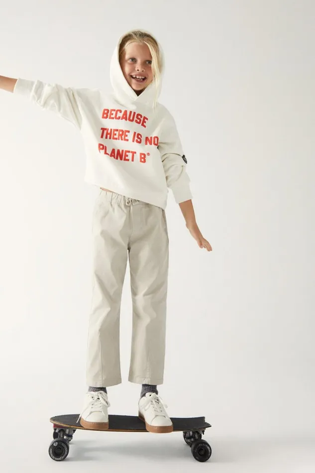 Kids White Ble Sweatshirt Ecoalf Sweatshirts