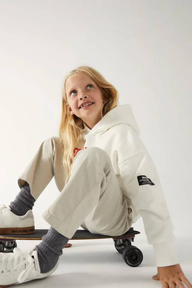 Kids White Ble Sweatshirt Ecoalf Sweatshirts