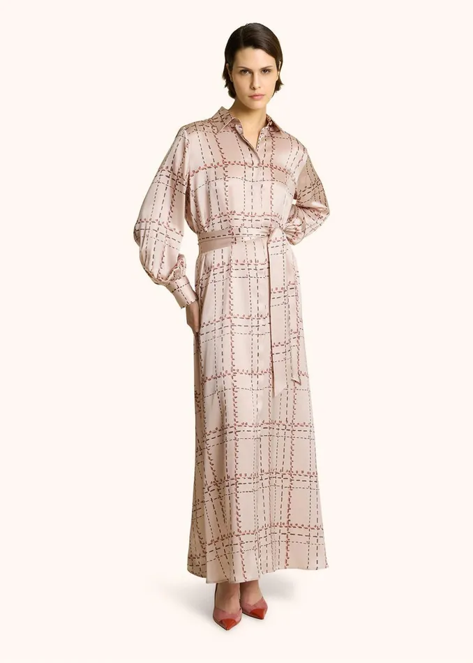 Kiton Dresses PRINTED SILK SHIRT DRESS 8211 Women Kiton Dresses PRINTED SILK SHIRT DRESS 8211 Women