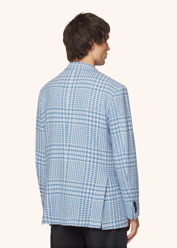Kiton Jackets GLEN PLAID CASHMERE BLAZER 8211 Men Kiton Jackets GLEN PLAID CASHMERE BLAZER 8211 Men