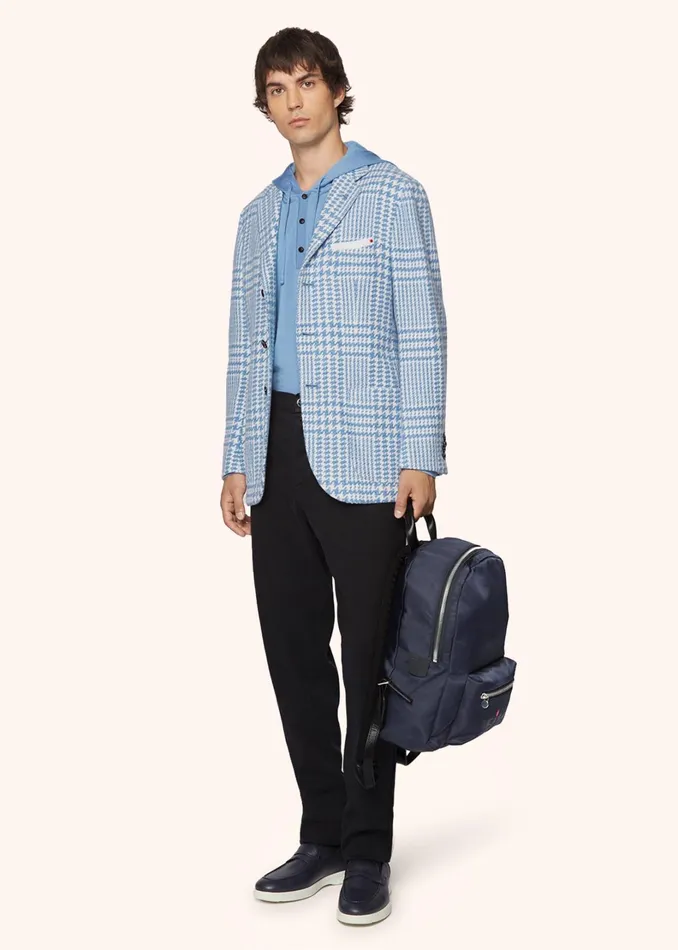 Kiton Jackets GLEN PLAID CASHMERE BLAZER 8211 Men Kiton Jackets GLEN PLAID CASHMERE BLAZER 8211 Men