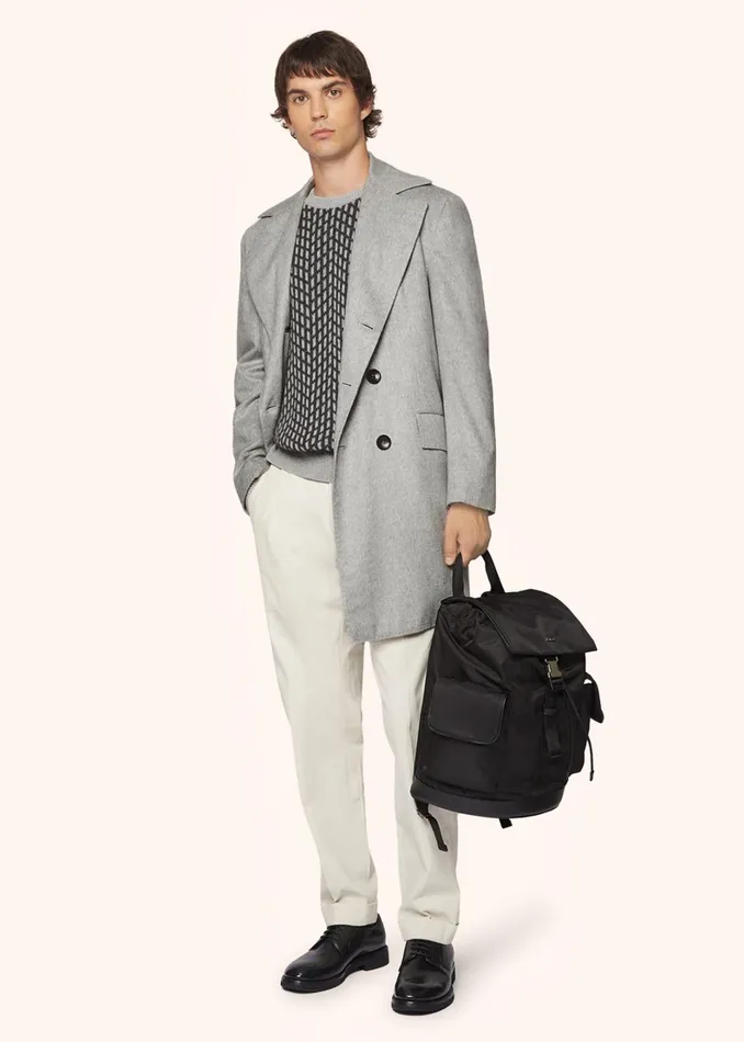 Kiton Knitwear CASHMERE JUMPER WITH JACQUARD PATTERN 8211 Men Kiton Knitwear CASHMERE JUMPER WITH JACQUARD PATTERN 8211 Men