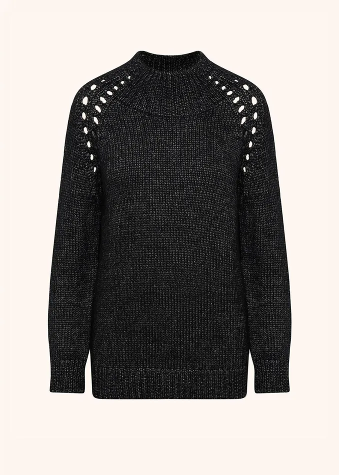 Kiton Knitwear CASHMERE JUMPER WITH PERFORATED DETAILING 8211 Women