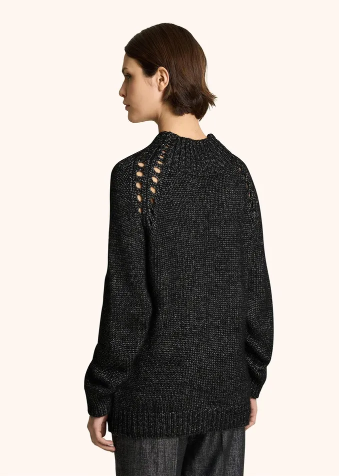 Kiton Knitwear CASHMERE JUMPER WITH PERFORATED DETAILING 8211 Women Kiton Knitwear CASHMERE JUMPER WITH PERFORATED DETAILING 8211 Women