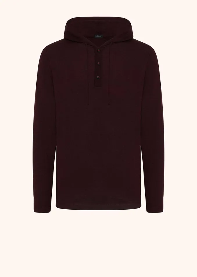 Kiton Knitwear SWEATSHIRT HOODED CASHMERE 8211 Men