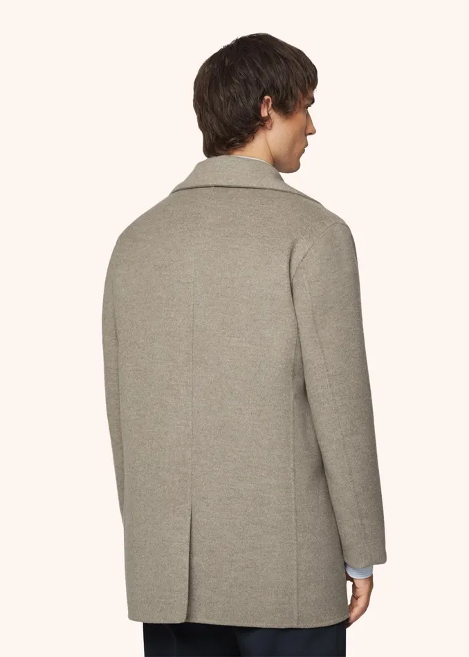Kiton Outerwear CASHMERE BLEND PEA COAT 8211 Men Kiton Outerwear CASHMERE BLEND PEA COAT 8211 Men