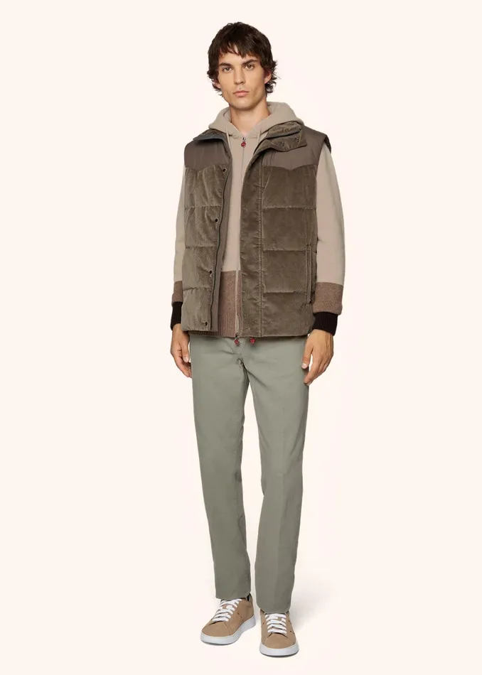 Kiton Outerwear COLOUR BLOCK CASHMERE BOMBER JACKET 8211 Men Kiton Outerwear COLOUR BLOCK CASHMERE BOMBER JACKET 8211 Men