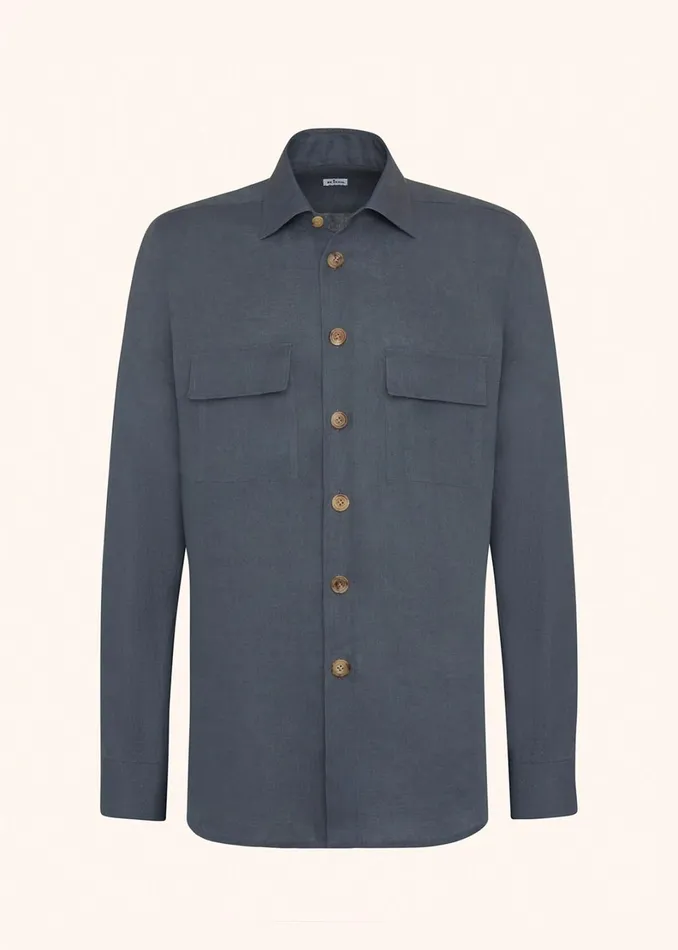 Kiton Shirts AAL 8211 SHIRT SPORT LINEN 8211 Men