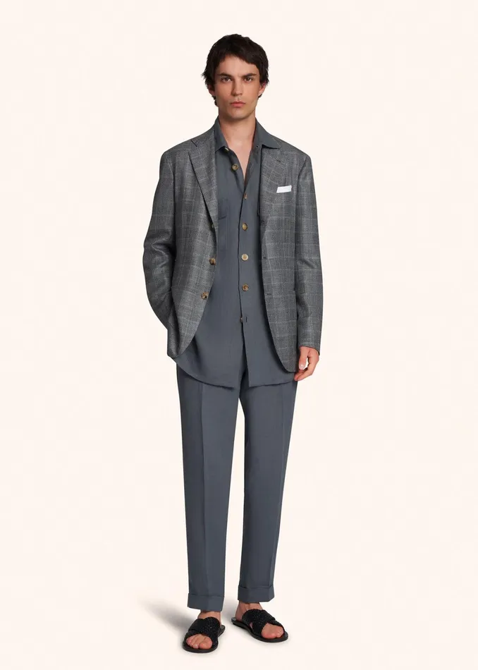 Kiton Shirts AAL 8211 SHIRT SPORT LINEN 8211 Men Kiton Shirts AAL 8211 SHIRT SPORT LINEN 8211 Men