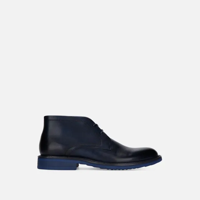 Klay Navy Blue Chukka Boot With Flex Navynavy Men Kenneth Cole Boots