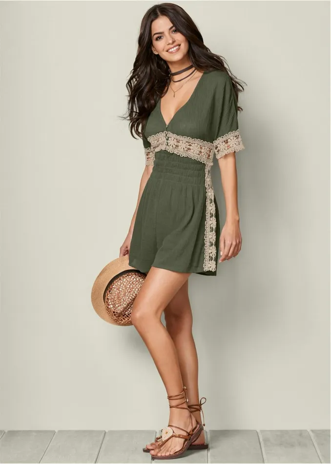 LACE UP GLADIATOR SANDALS Cognac Women VENUS Casual