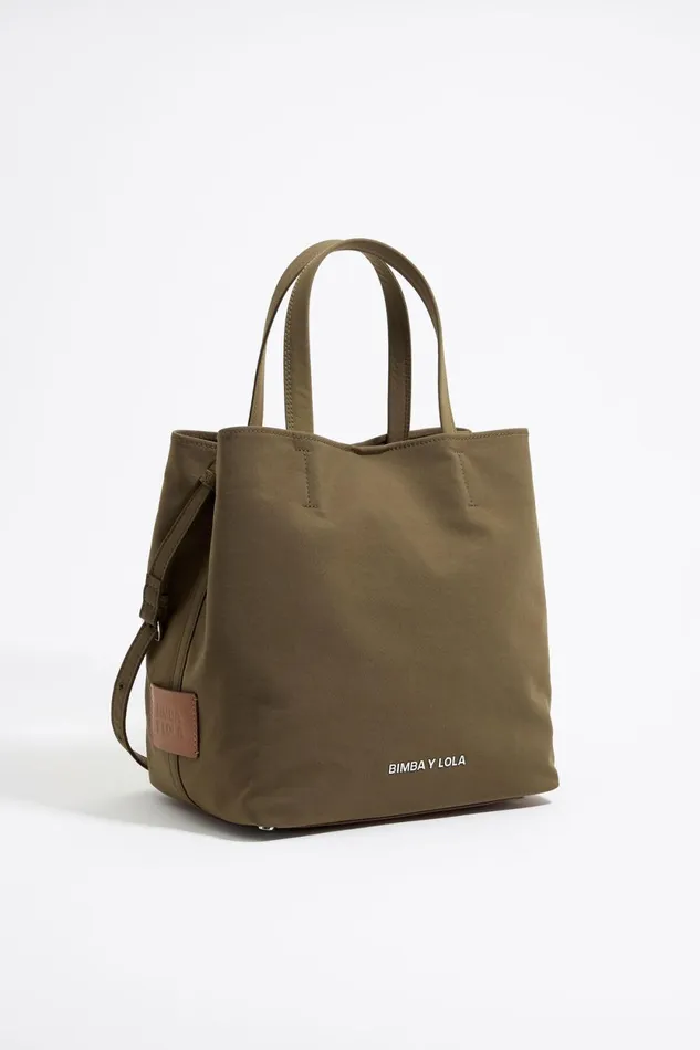 Large Olive Gabardine Chihuahua Bag Olive Women Bimba Y Lola Chihuahua Bags