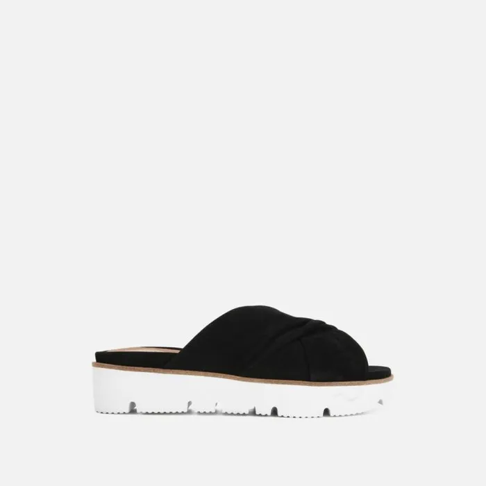 Lavern Braided Platform Slide With Eva Black Women Kenneth Cole Sandals