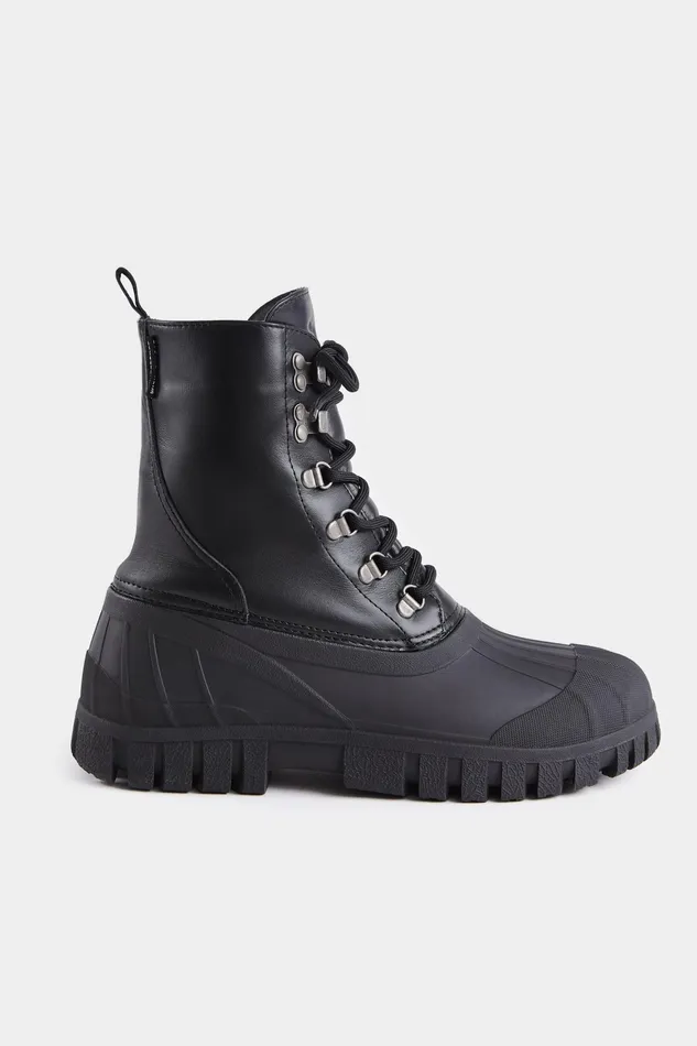 Leather Boots Women Stutterheim Patrol Boot Leather Black