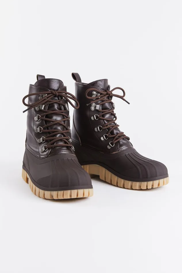 Leather Boots Women Stutterheim Patrol Boot Leather Coffee