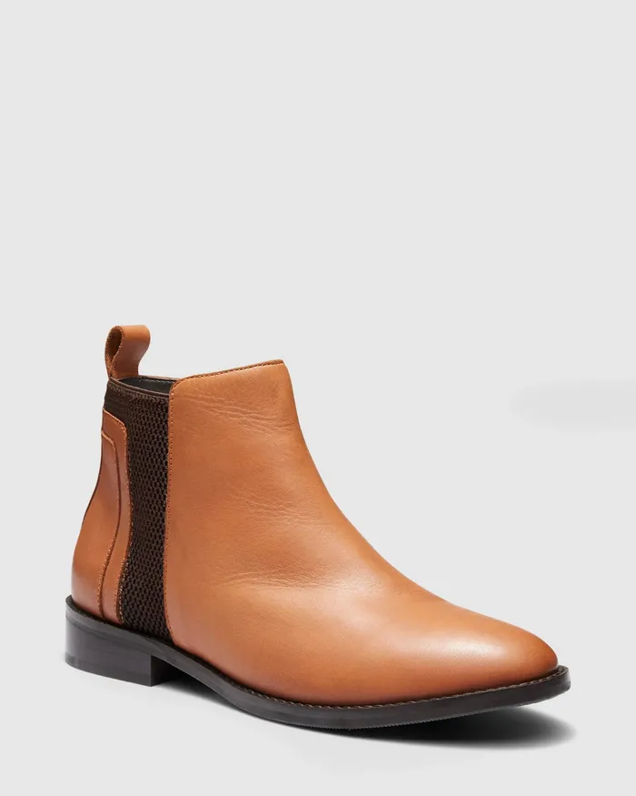 Leather Boots Women TACO TAN NOVO Shoes