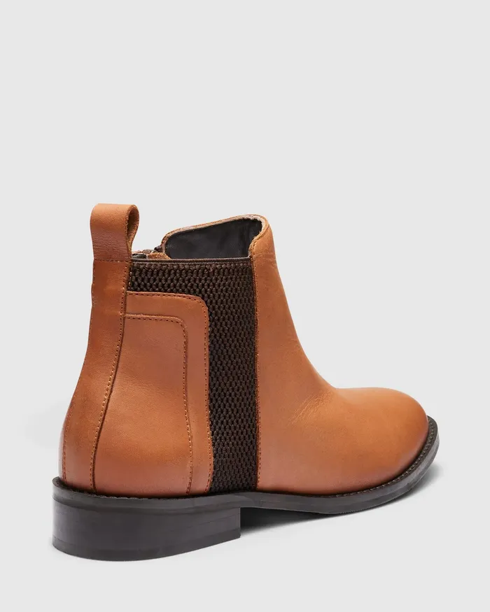 Leather Boots Women TACO TAN NOVO Shoes