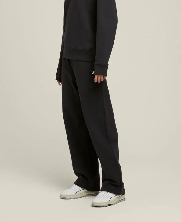 Leggings and Pants Women Wilson Wilson America Sweatpant Black Leggings and Pants Women Wilson Wilson America Sweatpant Black