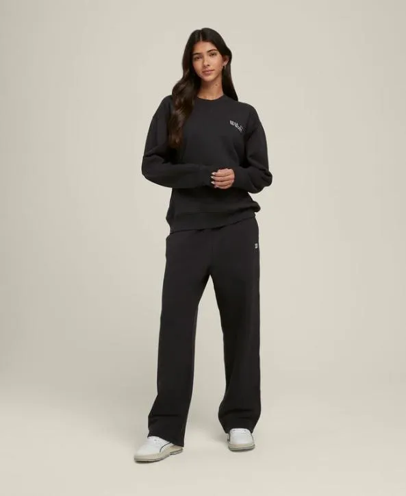 Leggings and Pants Women Wilson Wilson America Sweatpant Black Leggings and Pants Women Wilson Wilson America Sweatpant Black