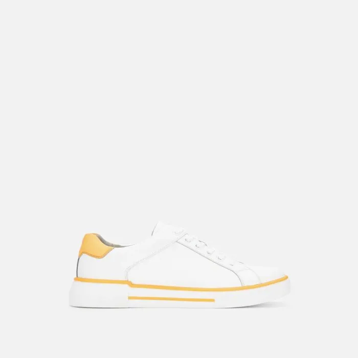 Liam Color Stripe Sneaker Whiteneon Orange Men Kenneth Cole Sneakers