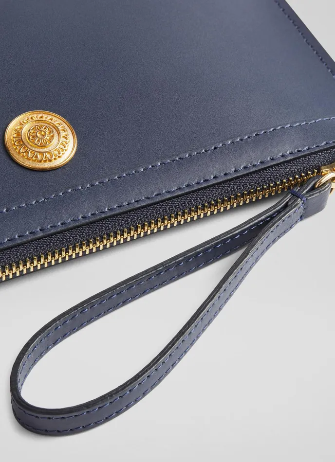 LK Bennett Poppy Green Leather Pouch Women Small Leather Good and Purses LK Bennett Poppy Green Leather Pouch Women Small Leather Good and Purses