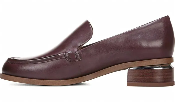 Loafers Women Franco Sarto Franco Newbocca Loafer Bordo Leather