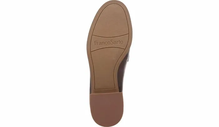 Loafers Women Franco Sarto Franco Newbocca Loafer Bordo Leather