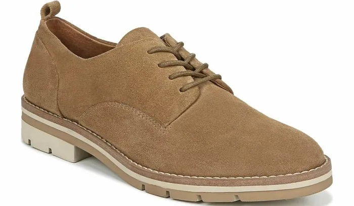 Loafers Women Franco Sarto Sarto Ilse Oxford Toasted Barley Suede