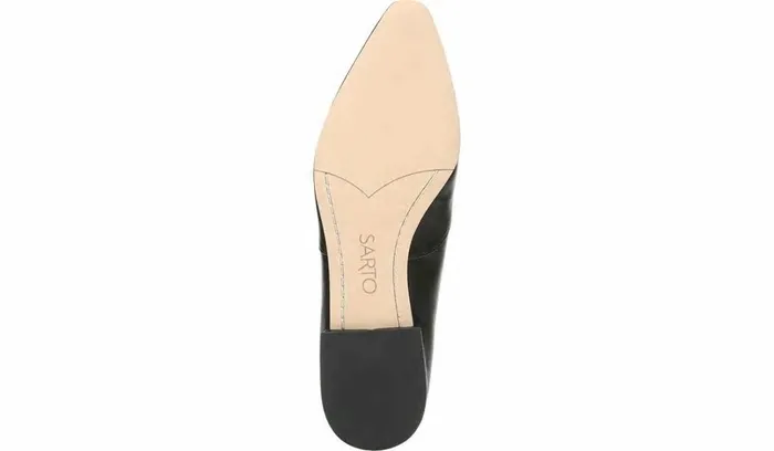 Loafers Women Franco Sarto Sarto Parma Flat Black Leather