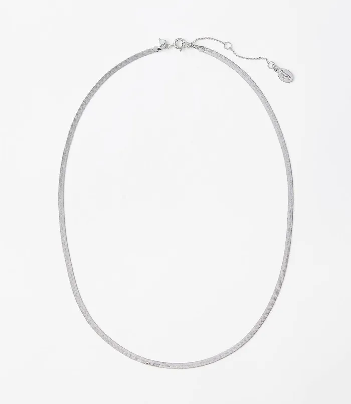 LOFT Herringbone Necklace Gold Women Jewelry