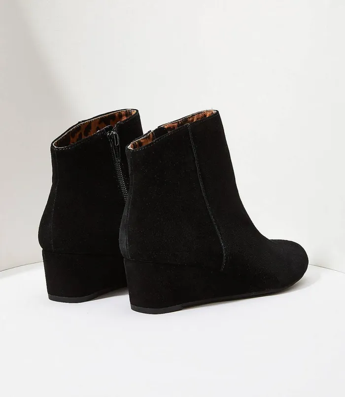 LOFT Seychelles Wedge Booties Chocolate Women Shoes