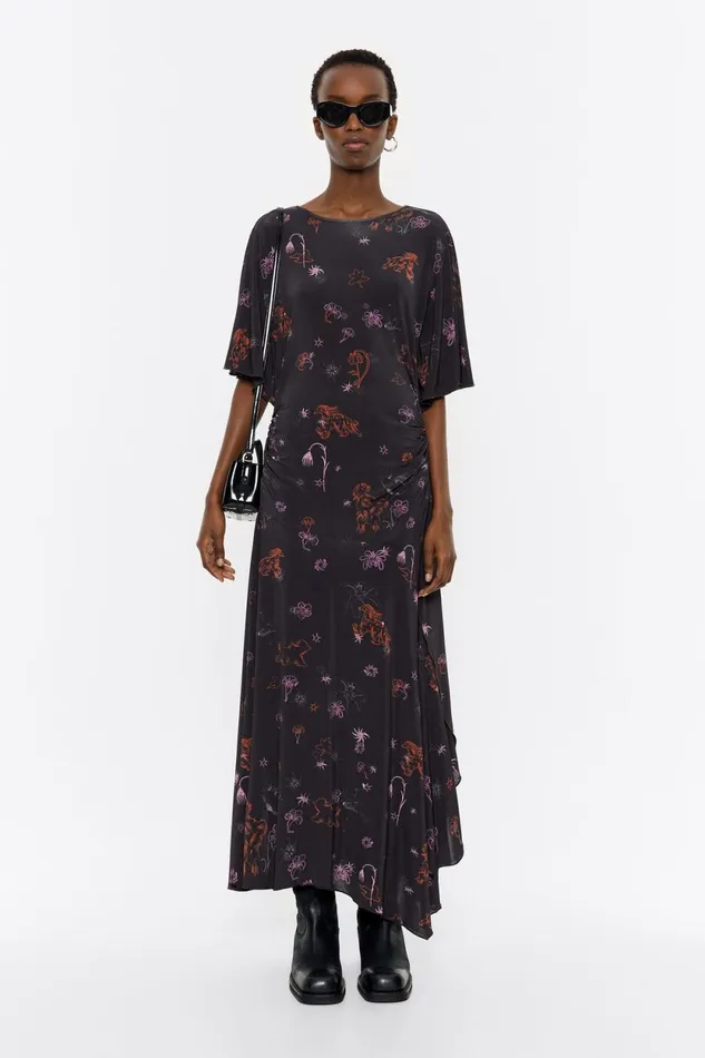 Long Orange Fantasy Dress Fantasy Orange Women Bimba Y Lola Dresses And Jumpsuits Long Orange Fantasy Dress Fantasy Orange Women Bimba Y Lola Dresses And Jumpsuits