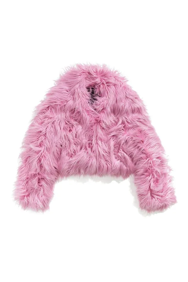 Long Oversize Pink Fur Coat Pink Women Bimba Y Lola Bimba Y Palomo Long Oversize Pink Fur Coat Pink Women Bimba Y Lola Bimba Y Palomo