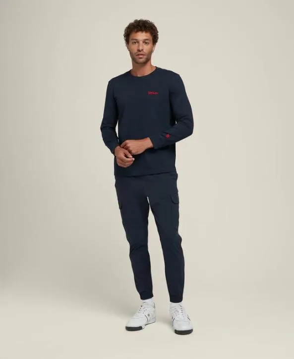 Long Sleeve Shirts Men Wilson Easy Street LongSleeve Tee Classic Navy Long Sleeve Shirts Men Wilson Easy Street LongSleeve Tee Classic Navy