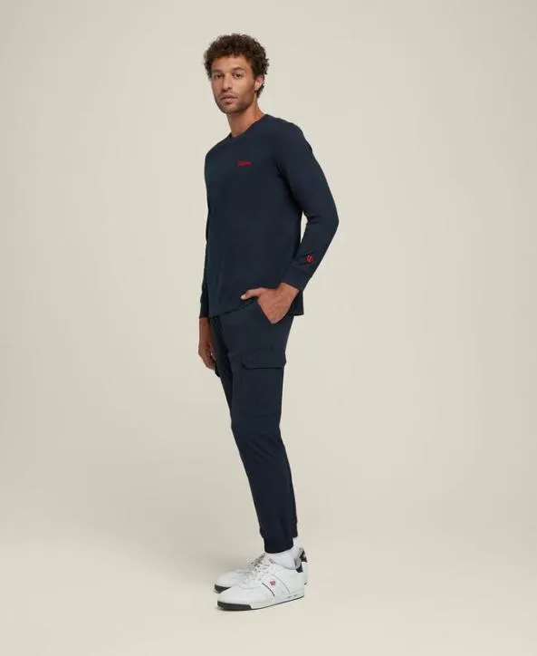 Long Sleeve Shirts Men Wilson Easy Street LongSleeve Tee Classic Navy Long Sleeve Shirts Men Wilson Easy Street LongSleeve Tee Classic Navy
