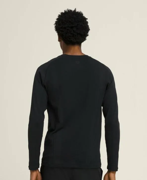 Long Sleeve Shirts Men Wilson Pro Seamless LongSleeve Black