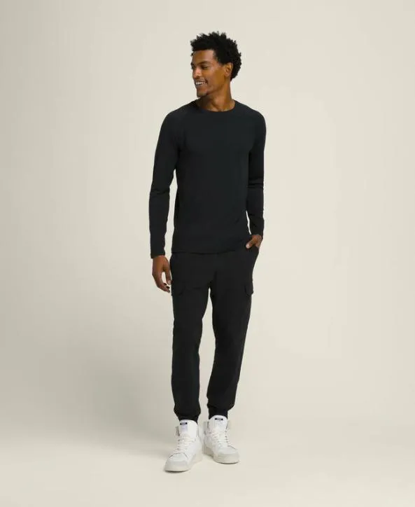 Long Sleeve Shirts Men Wilson Pro Seamless LongSleeve Black