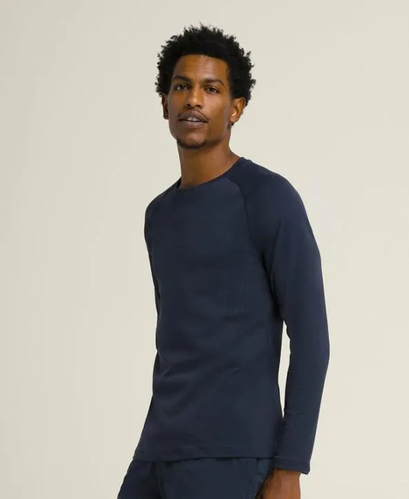 Long Sleeve Shirts Men Wilson Pro Seamless LongSleeve Classic Navy Long Sleeve Shirts Men Wilson Pro Seamless LongSleeve Classic Navy