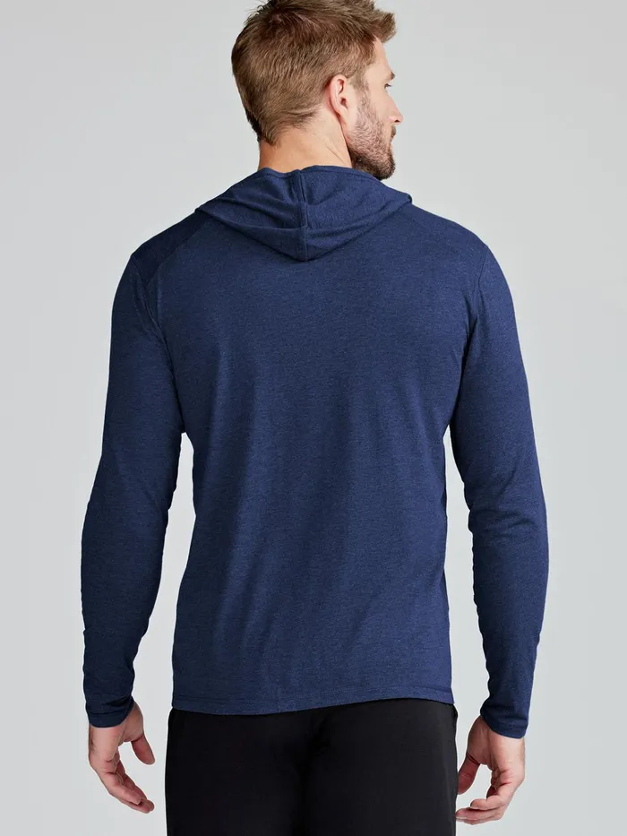 Long Sleeve TShirts Men Tasc Performance Carrollton Lightweight Hoodie 8211 Rice University
