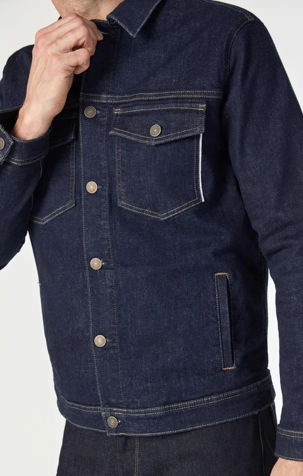 Loran Jacket In Rinse Organic Selvedge Men Mavi Jeans Jackets Loran Jacket In Rinse Organic Selvedge Men Mavi Jeans Jackets