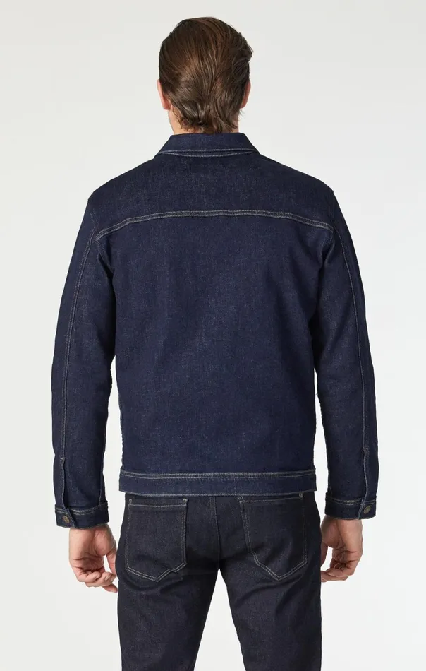 Loran Jacket In Rinse Organic Selvedge Men Mavi Jeans Jackets Loran Jacket In Rinse Organic Selvedge Men Mavi Jeans Jackets