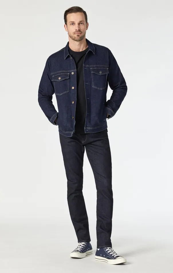 Loran Jacket In Rinse Organic Selvedge Men Mavi Jeans Jackets Loran Jacket In Rinse Organic Selvedge Men Mavi Jeans Jackets