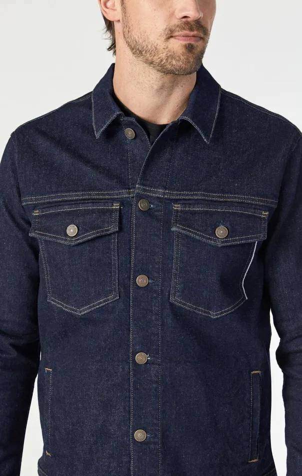 Loran Jacket In Rinse Organic Selvedge Men Mavi Jeans Jackets Loran Jacket In Rinse Organic Selvedge Men Mavi Jeans Jackets