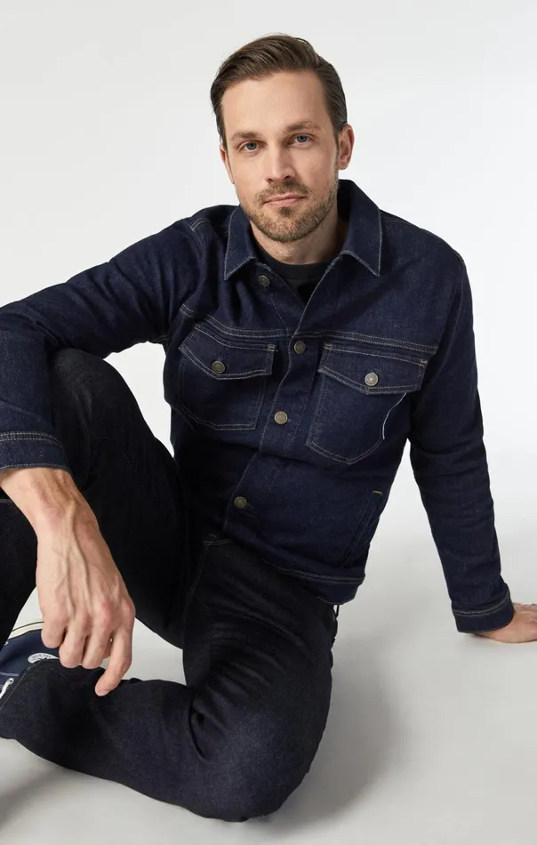 Loran Jacket In Rinse Organic Selvedge Men Mavi Jeans Jackets Loran Jacket In Rinse Organic Selvedge Men Mavi Jeans Jackets
