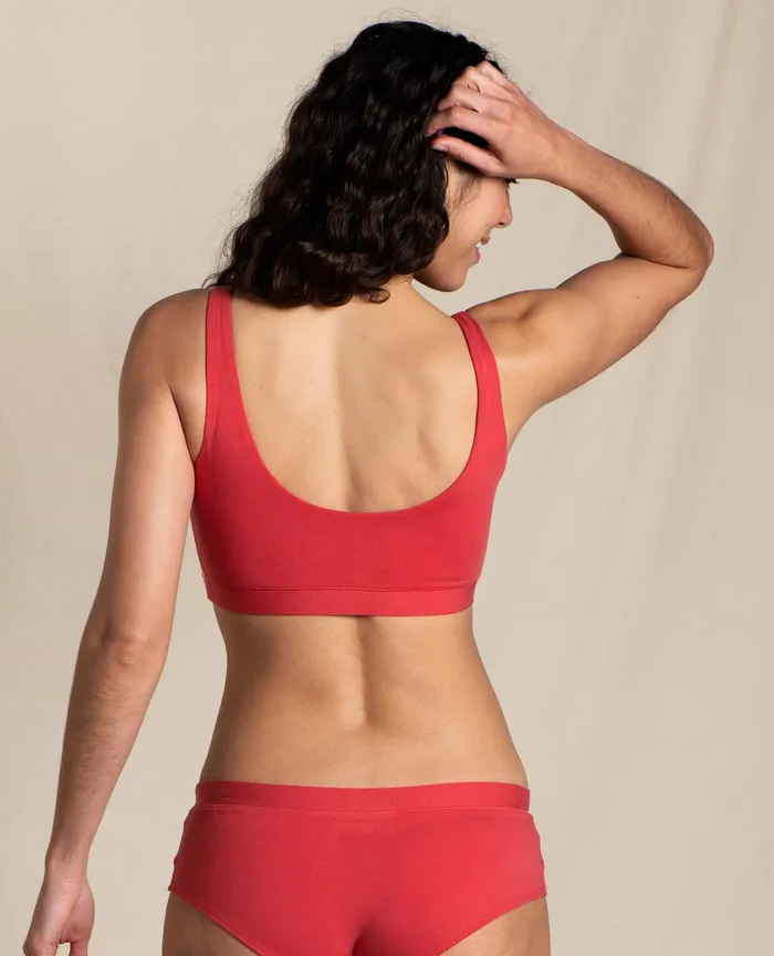 Loungewear and Sleep Scoop Bralette Lingonberry 8211 ToadandCo Women8217s