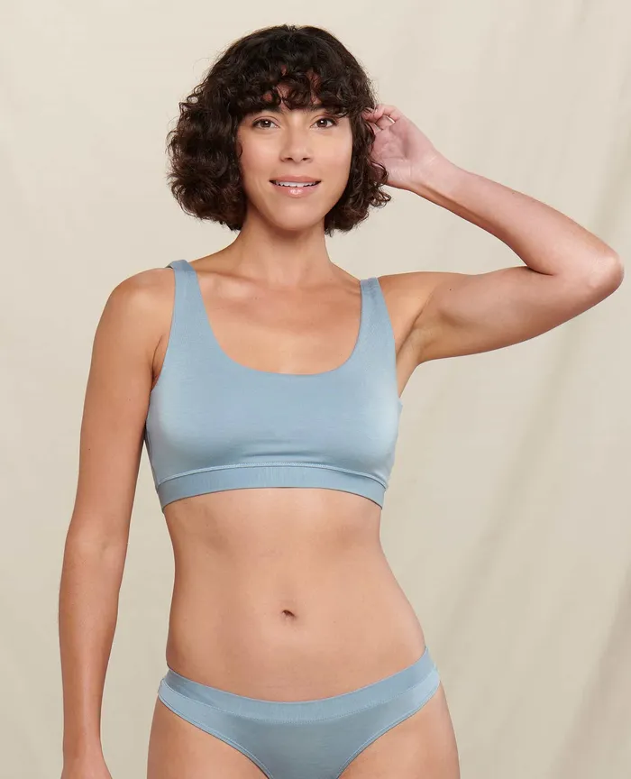 Loungewear and Sleep Women8217s ToadandCo Scoop Bralette Weathered Blue