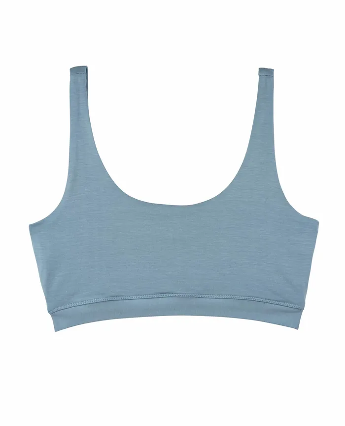 Loungewear and Sleep Women8217s ToadandCo Scoop Bralette Weathered Blue
